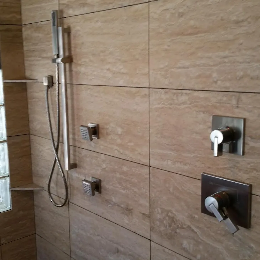 Shower fixture installation for Water Heater Replacement in Kent